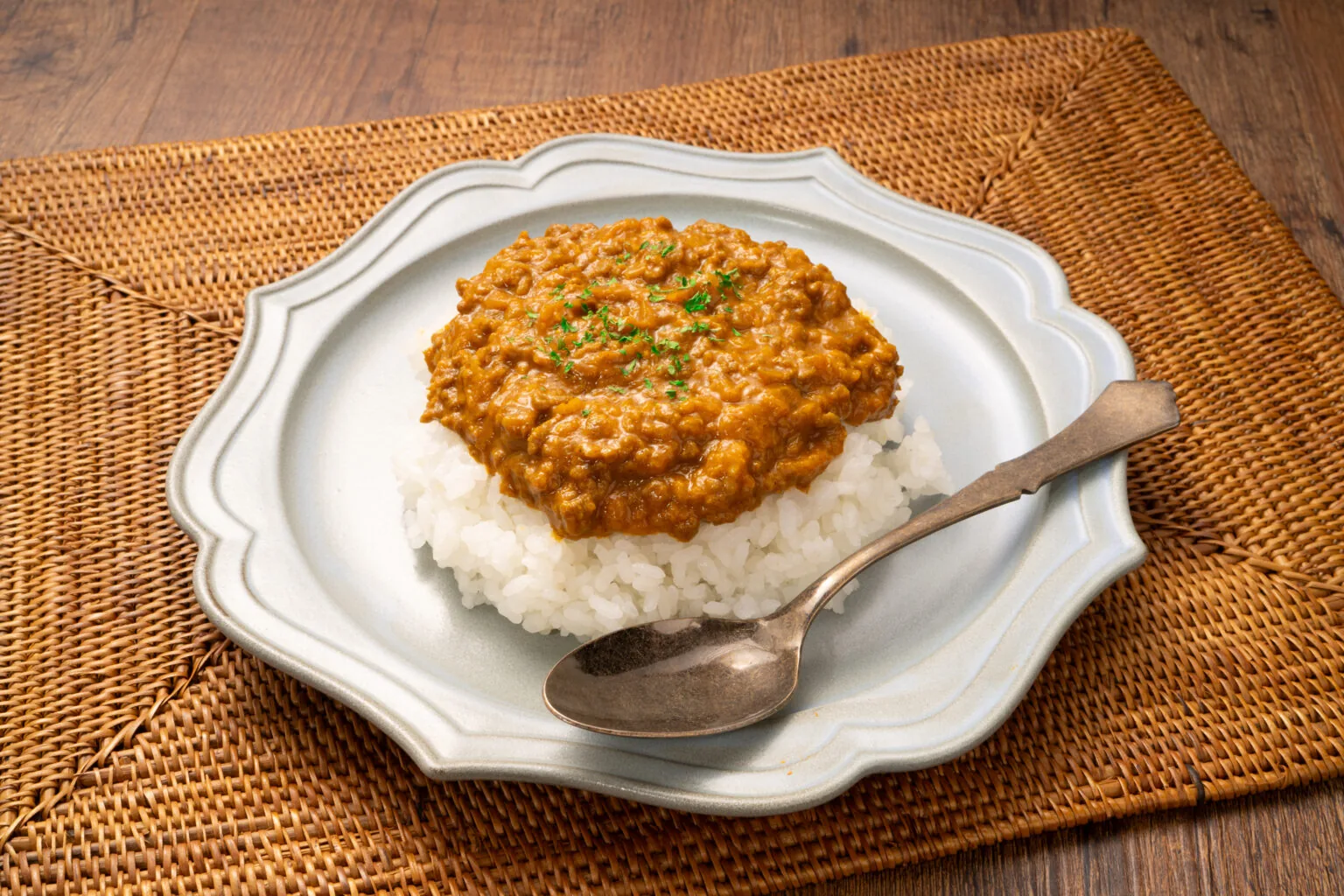 過去の提供メニューの一例、カレー